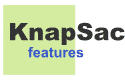 KnapSac features